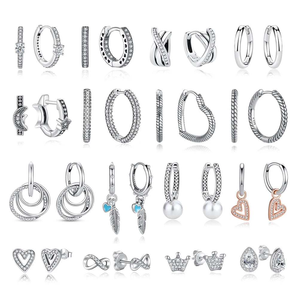 ✨ NBSAMENG Trendy Sterling Silver Stud Earrings ✨